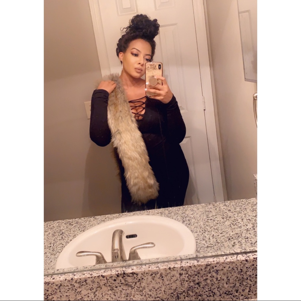 Faux Fur Stole